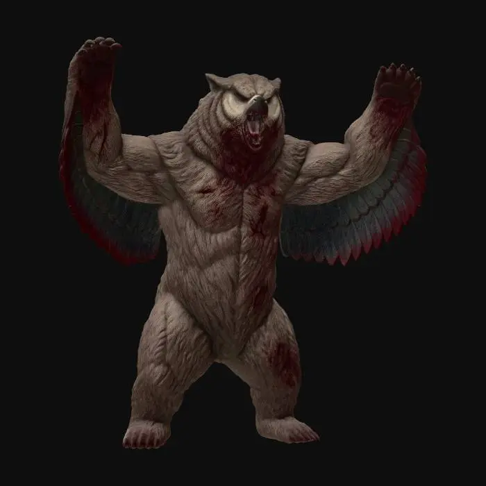 3D model for Owlbear