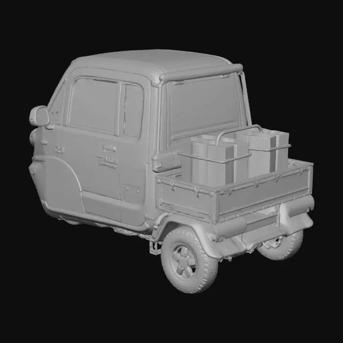 3D model for Trike Pickup Transporter