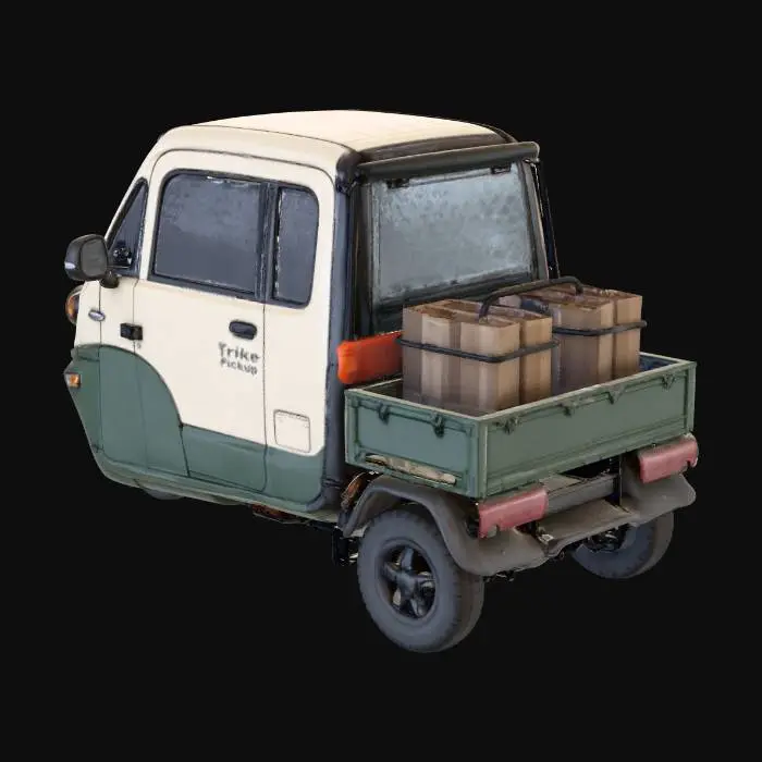 3D model for Trike Pickup Transporter
