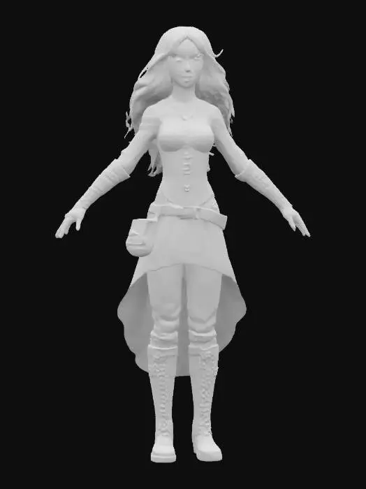 3D model for Adventurous Maiden