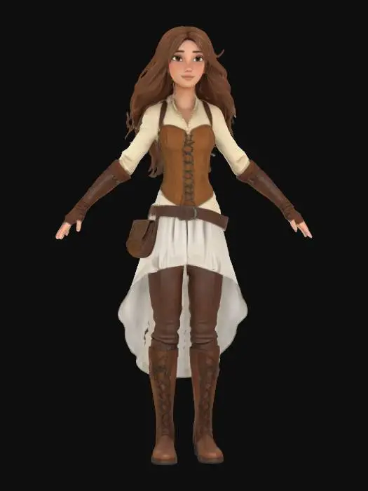 3D model for Adventurous Maiden