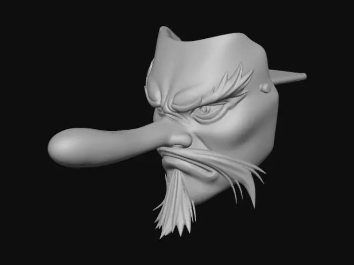 3D model for Tengu Mask Icon