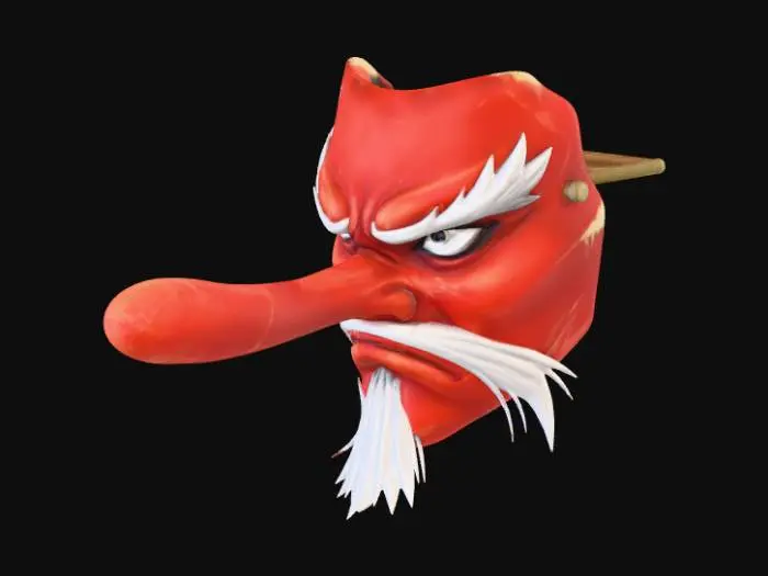 3D model for Tengu Mask Icon