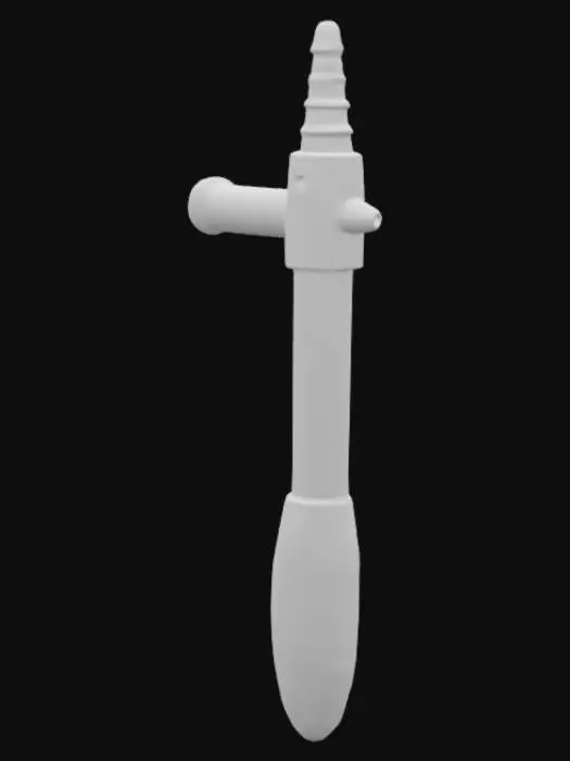 3D model for Chrome Rocket Valve
