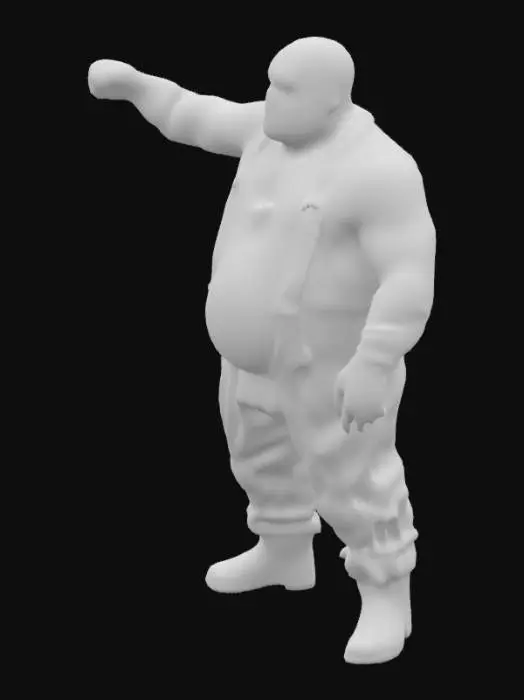 3D model for Clown gang leader
