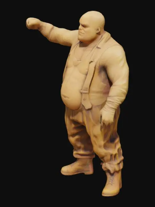 3D model for Clown gang leader