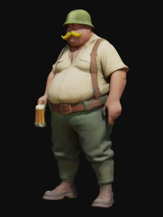 3D model for Fat Man 2