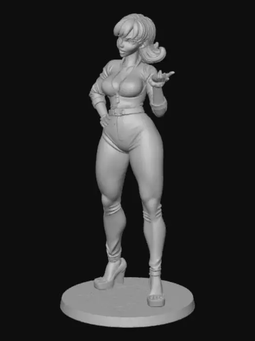 3D model for Yellow Jumpsuit Character