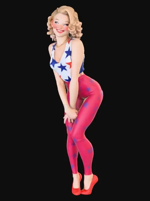 3D model for Star-Spangled Style