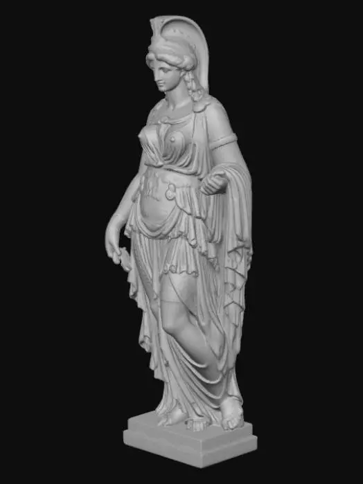 3D model for Athena in Armor