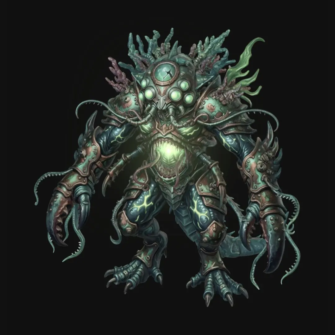 3D model for Emerald Maw Leviathan