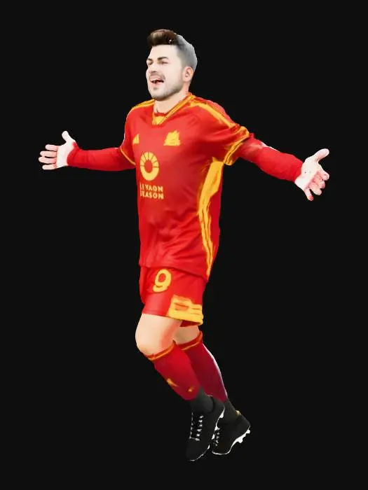 3D model for Soccer Celebration