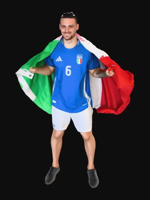 3D model for Italian Pride