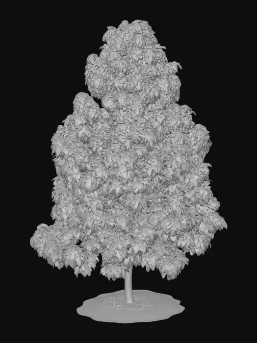 3D model for Emerald Cone Tree