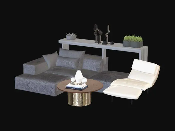 3D model for Modern Loft Lounge