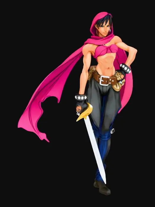 3D model for Warrior of the Crimson Cape