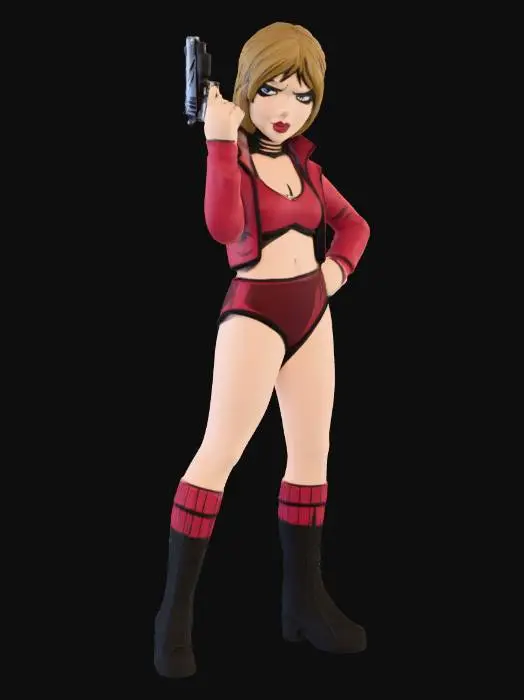 3D model for Agent in Red