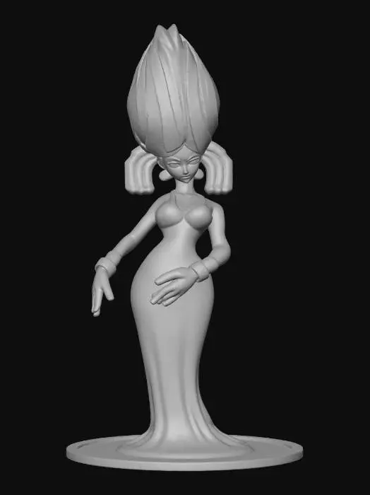 3D model for Golden Pixel Diva