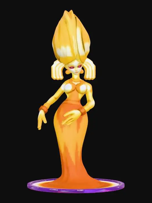 3D model for Golden Pixel Diva