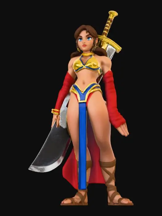 3D model for Warrior of the Stars