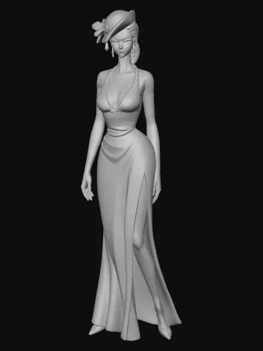3D model for Red Elegance