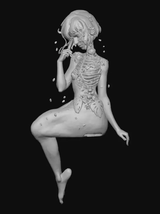 3D model for Rebirth Blossom Qinni