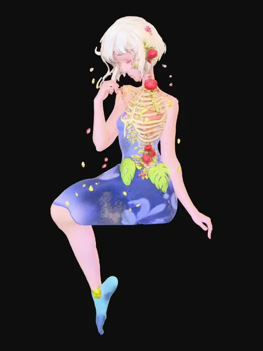 3D model for Rebirth Blossom Qinni