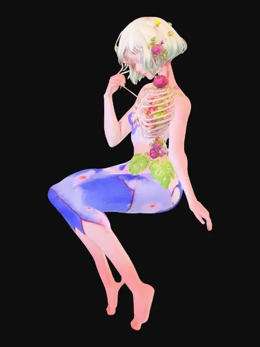 3D model for Rebirth Blossom Qinni