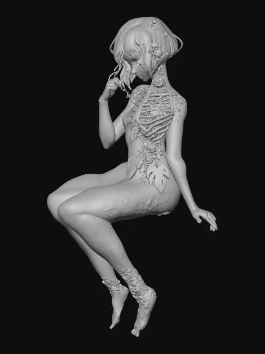 3D model for Rebirth Blossom Qinni