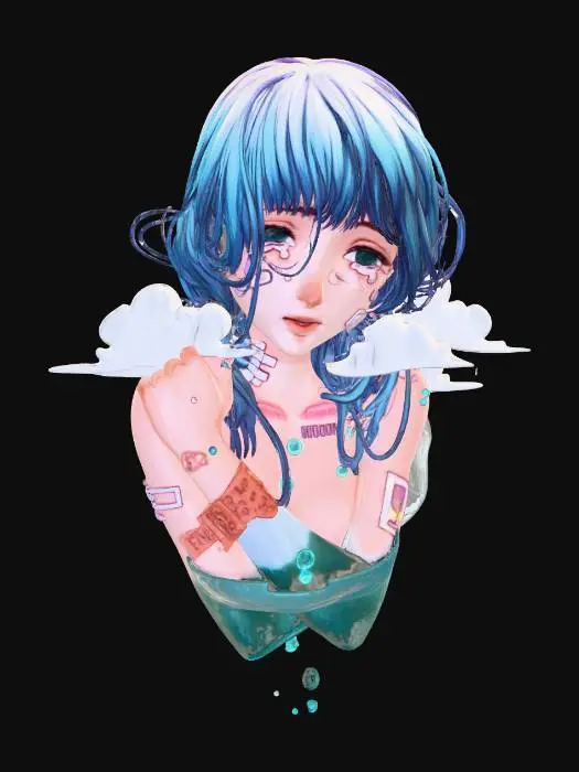 3D model for Fragile Emotions Qinni