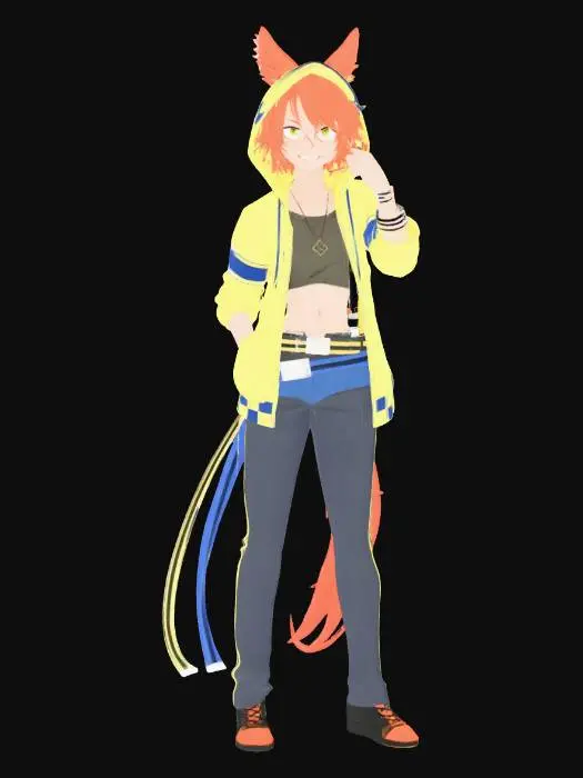 3D model for Fox Spirit Style