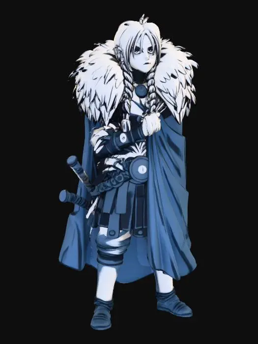 3D model for Frostbound Warrior