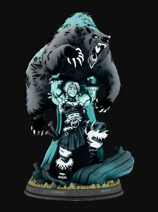 3D model for Forest Showdown