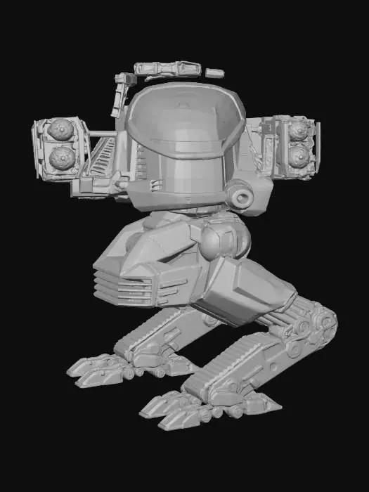 3D model for Mech Patrol in the City