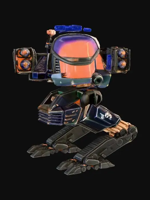 3D model for Mech Patrol in the City