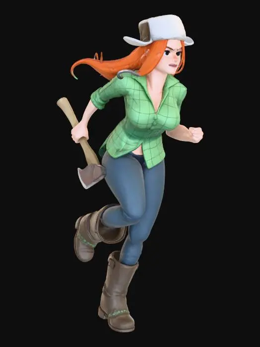 3D model for Lumberjack Adventure