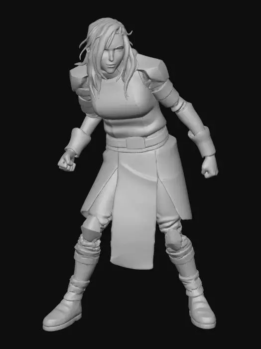 3D model for Warrior in the Mountains