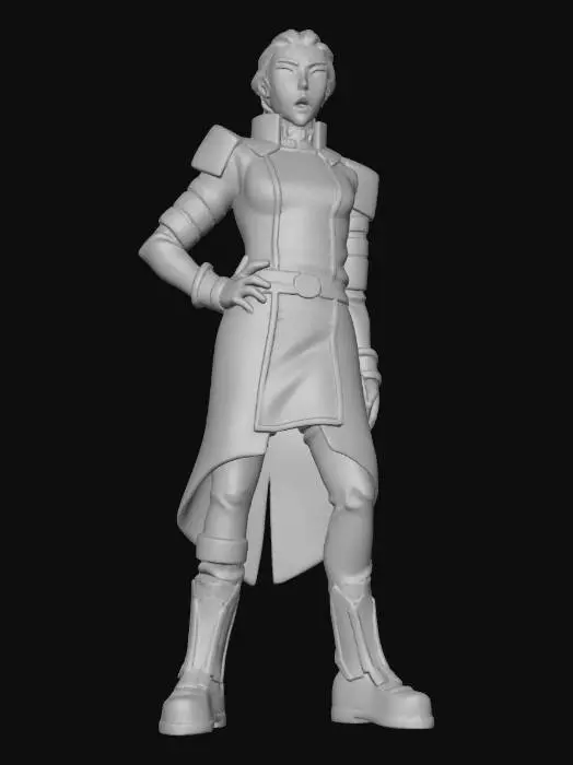 3D model for Earth Kingdom Warrior