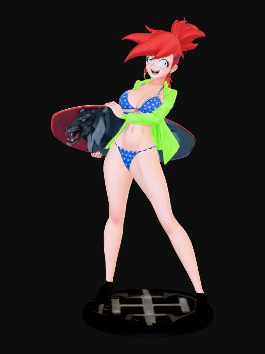 3D model for Surfer Vibes