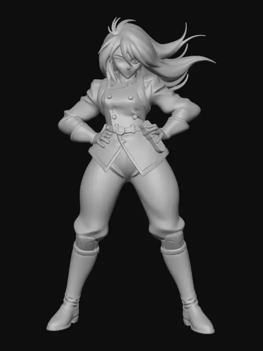 3D model for Red Heroine