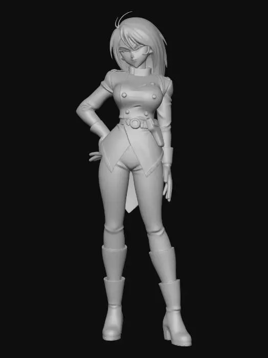 3D model for Character in Uniform