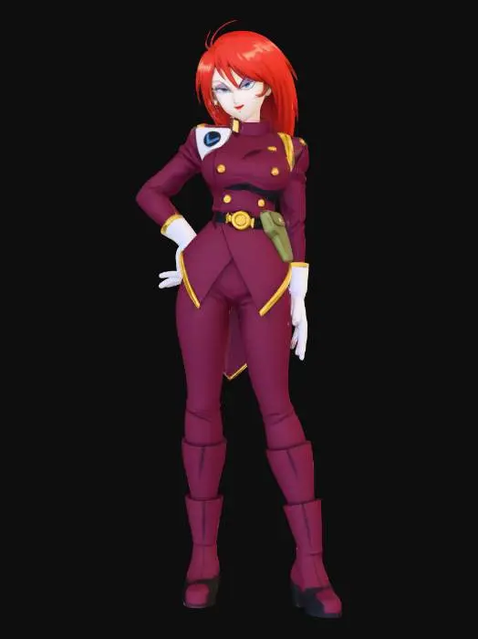 3D model for Character in Uniform