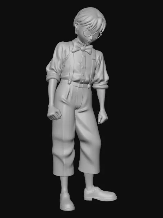 3D model for Anime Side Profile