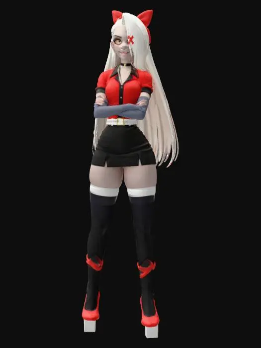 3D model for Mystical Receptionist