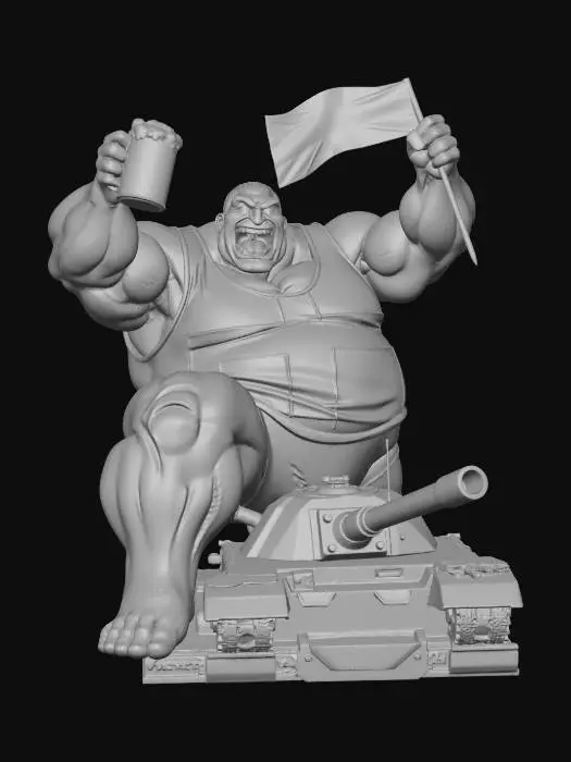 3D model for British Rampage GamonZilla