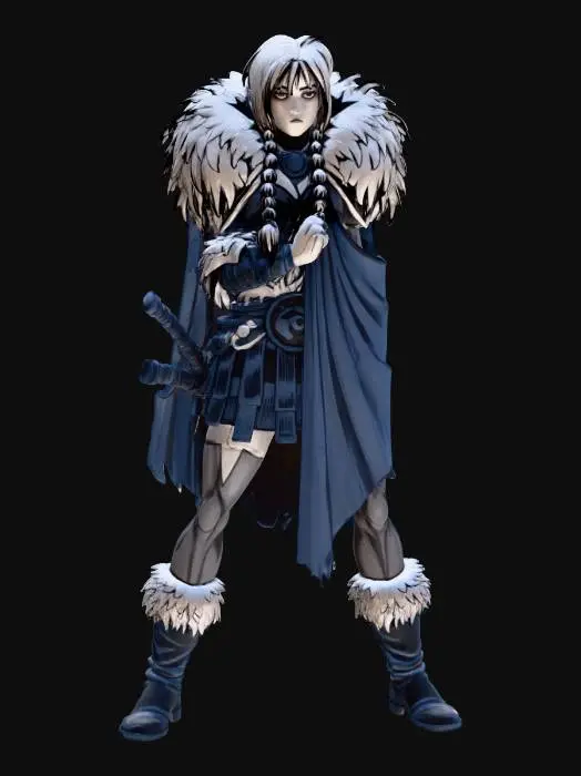 3D model for Warrior of the North