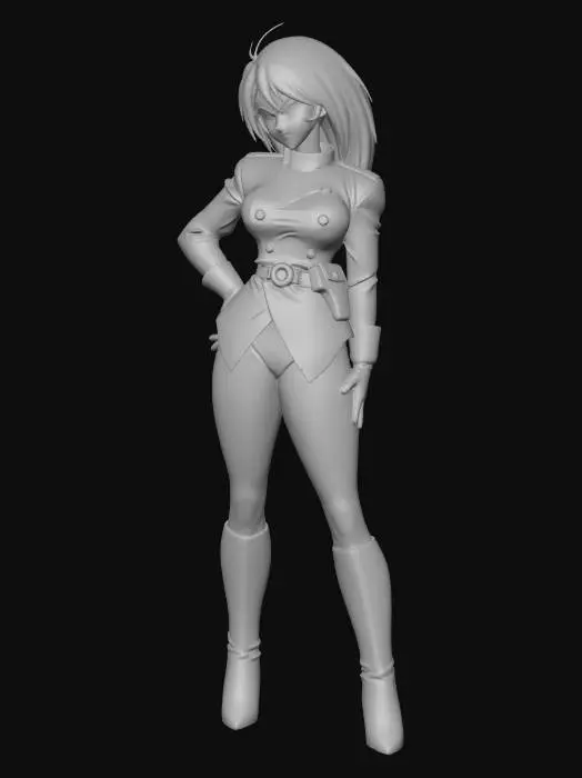 3D model for Character in Uniform