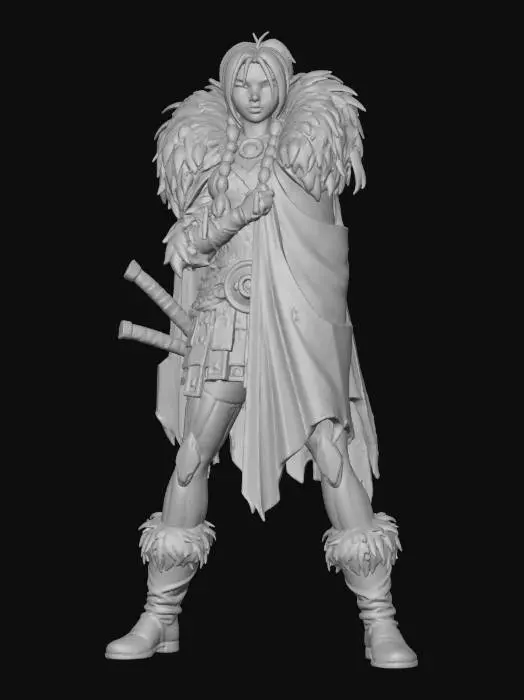 3D model for Warrior of the North