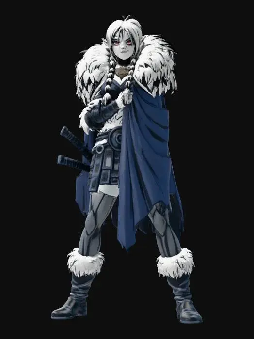 3D model for Warrior of the North