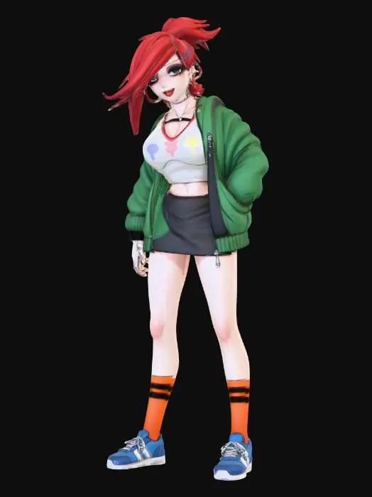 3D model for Vibrant Spirit